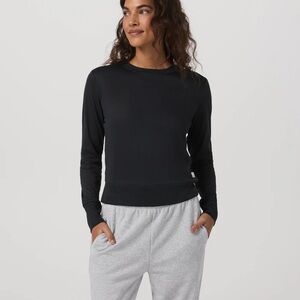 NWT Daydream Crew Long Sleeve Blakc Heather